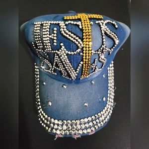 Jesus Saves Rhinestone Hat